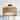 Distressed White 3-Light Wood Drum Semi-Flush Mount Ceiling Light