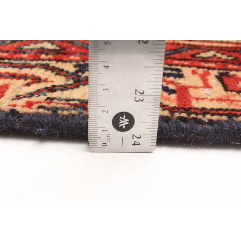 ECARPETGALLERY Hand-knotted Andelz Dark Navy Wool Rug - 3'10 x 6'6