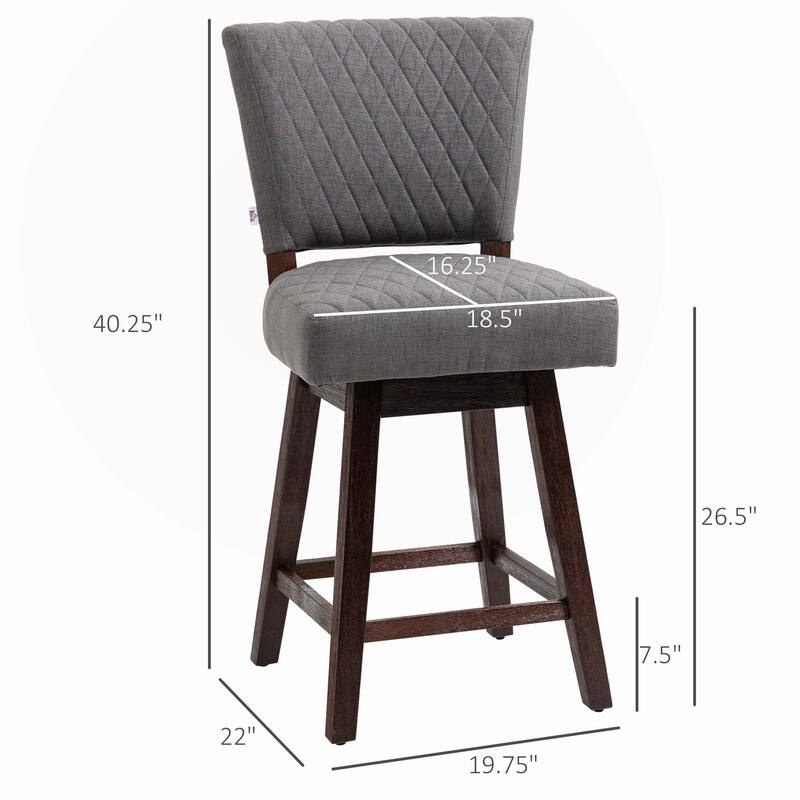 Counter Height Bar Stools, Set of 2