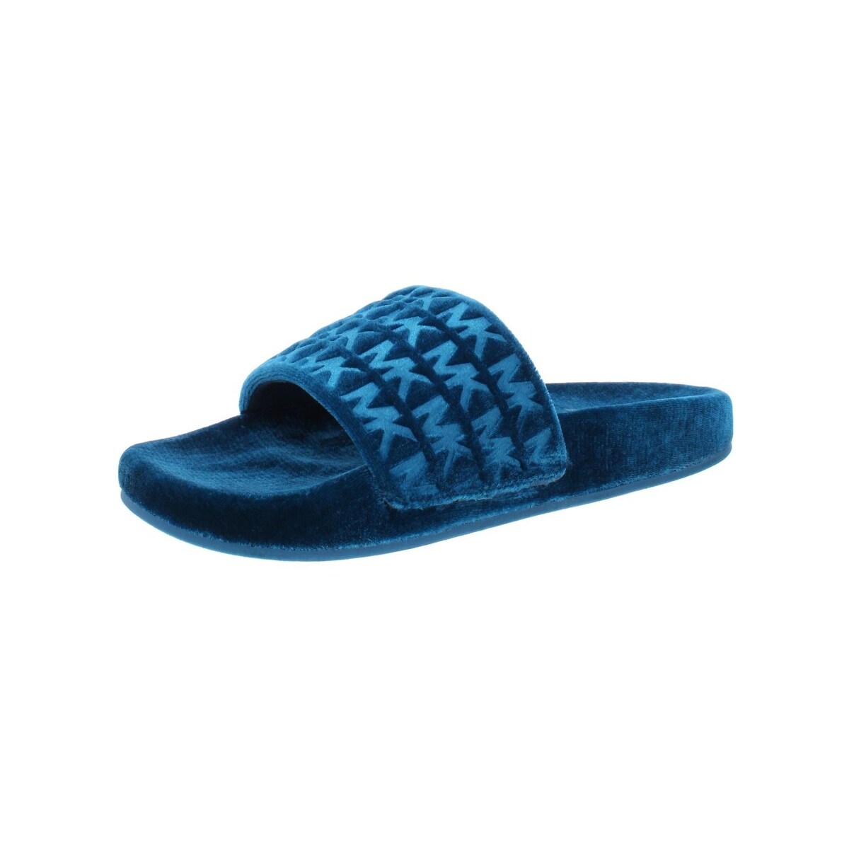 michael kors slides womens blue