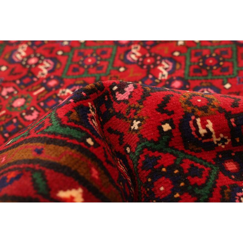 ECARPETGALLERY Hand-knotted Andelz Red Wool Rug - 2'9 x 9'11