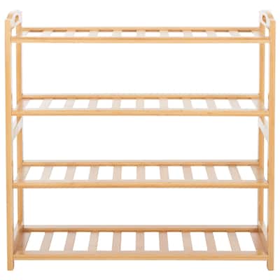 SAFAVIEH Home Collection Angford 4 Tier Shelf - 27" W x 9" D x 26" H