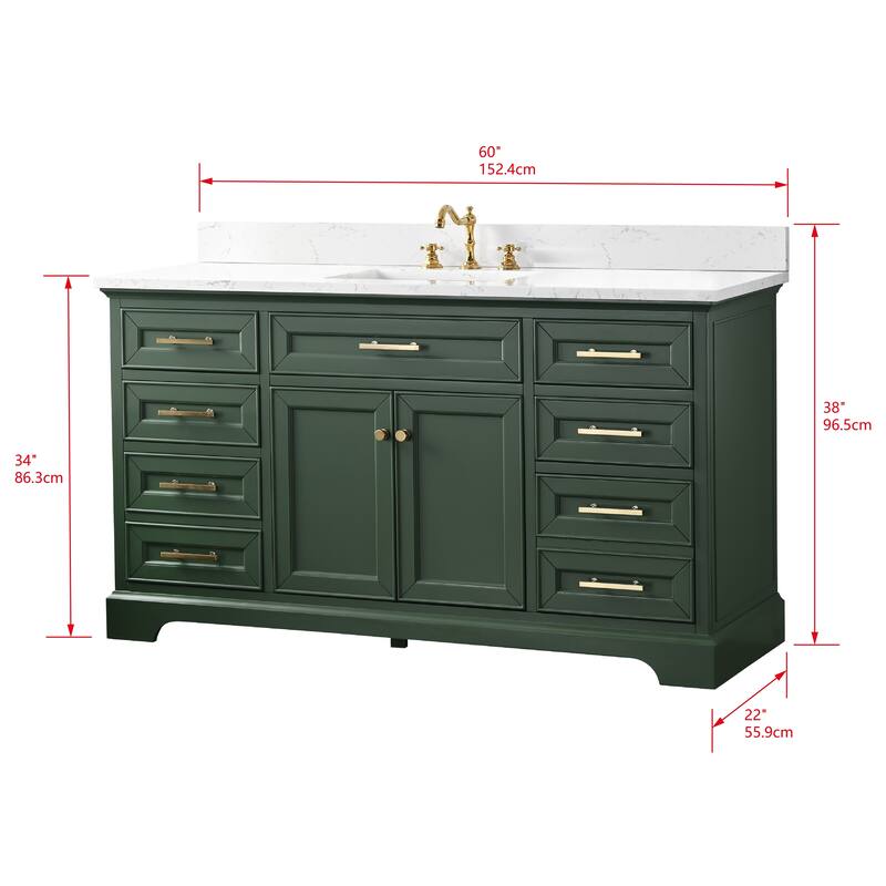 Sudio Design Thompson 60 Single Bathroom Vanity