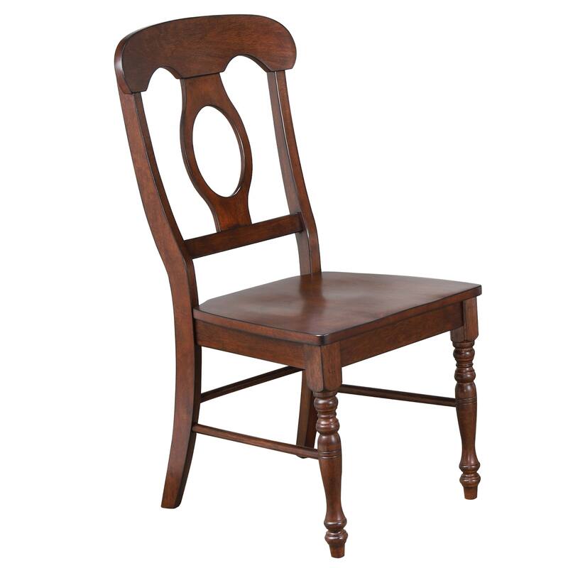 Rectangular Dining Set - 3 Piece Expandable Table & Chairs - 34-48" Wood Dining Room Set