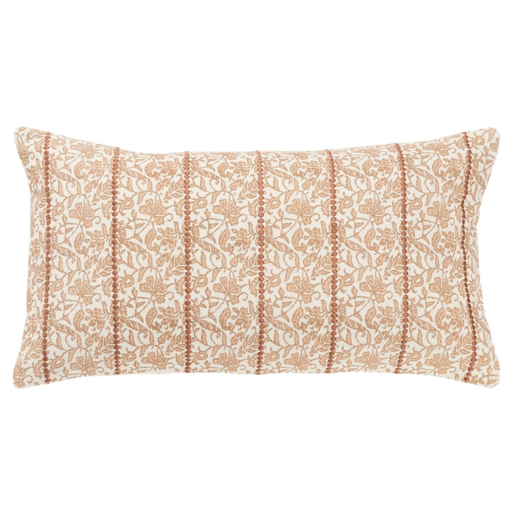 Rizzy Home Transitional Down Filled Decorative Pillow 14"x26"