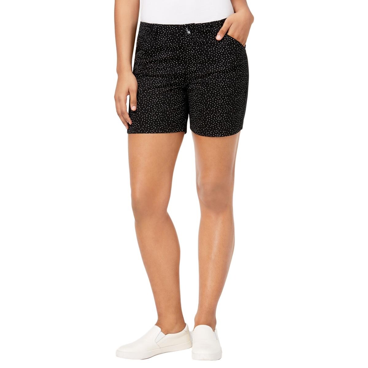 lee women's straight fit shorts