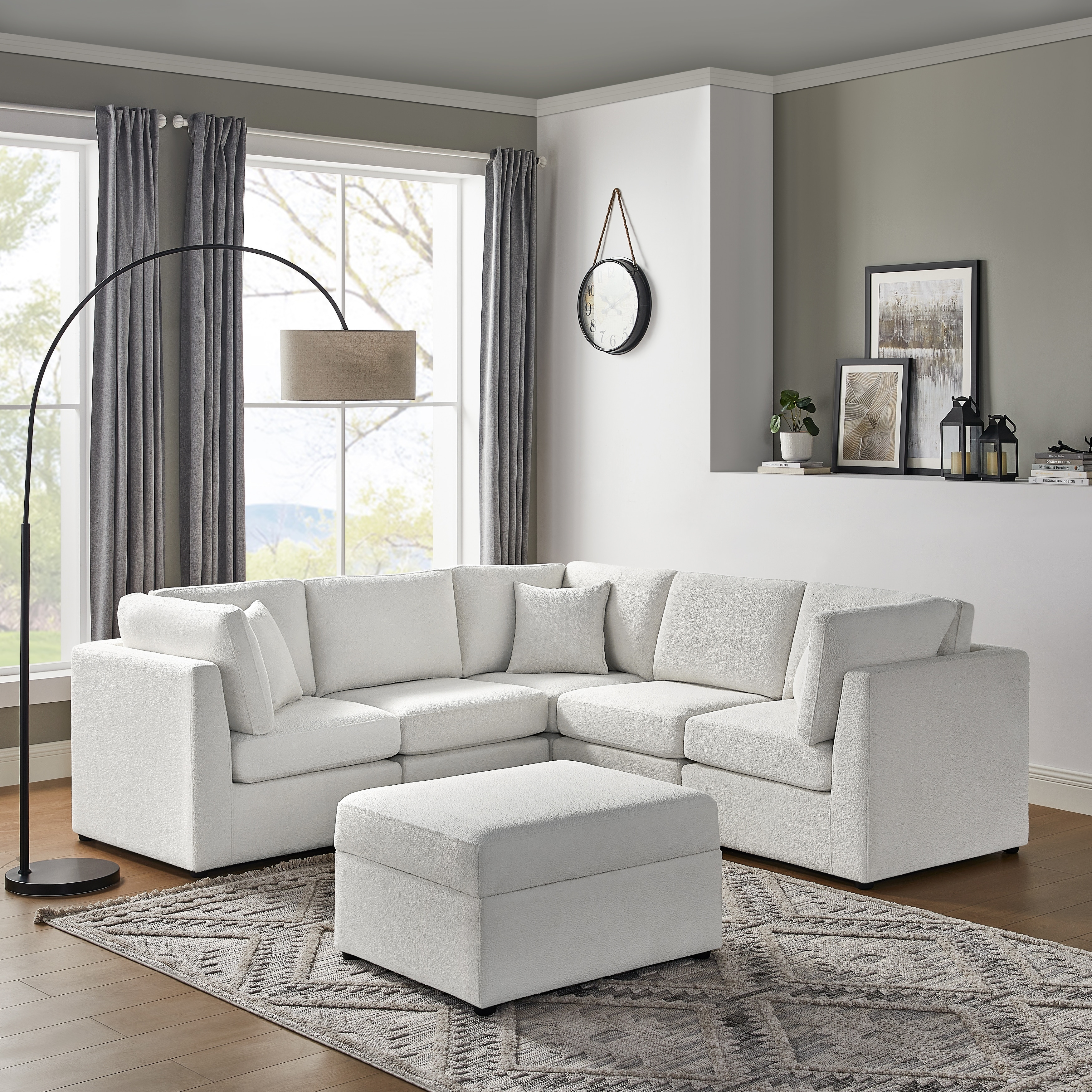 Carrolton Performance Fabric 6-Piece Sectional
