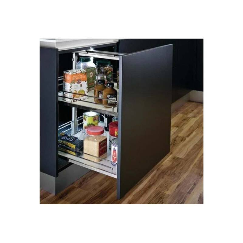 Kessebohmer 8 Wide Trays for 20" to 28" Base Pull Out Cabinet Kit