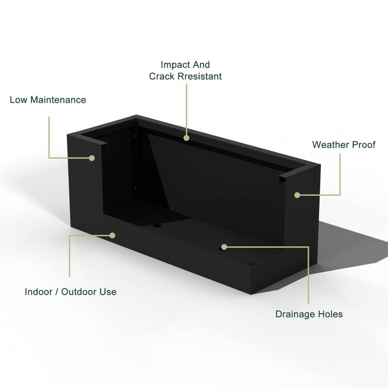 Metal Planters for Outdoor Plants Planter Box