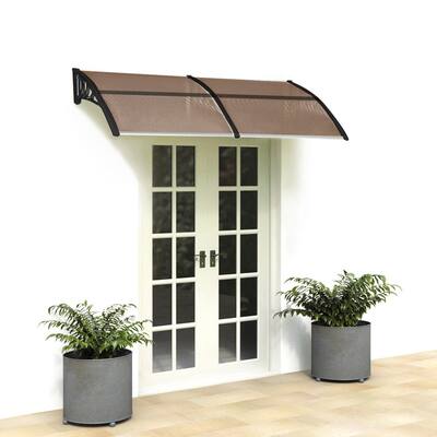 Outdoor Front Door Window Awning Patio Canopy Rain Cover UV Protected Eaves