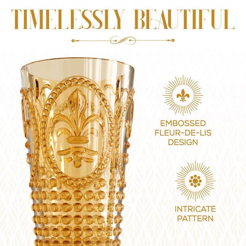 Elle Decor Set of 4 Acrylic Water Tumblers