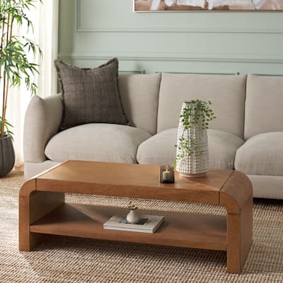 SAFAVIEH Avivan 1-Shelf Coffee Table - 45"W x 18"D x 15"H