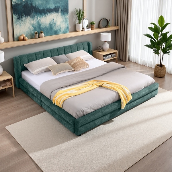 King Size Upholstered Bed Frame