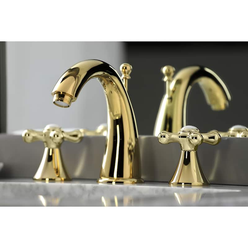 Kingston Brass Naples 8 in. Widespread Bathroom Faucet