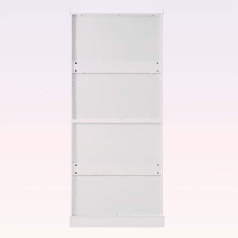 Freestanding Tall Cabinet with 2 Adjustable Shelves,3 Drawers,- Ideal for Bathroom,Living Room,and Kitchen Storage