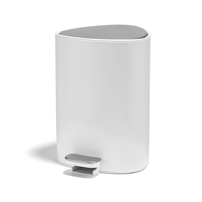 Joseph Joseph EasyStore 5-liter Pedal Trash Bin - White