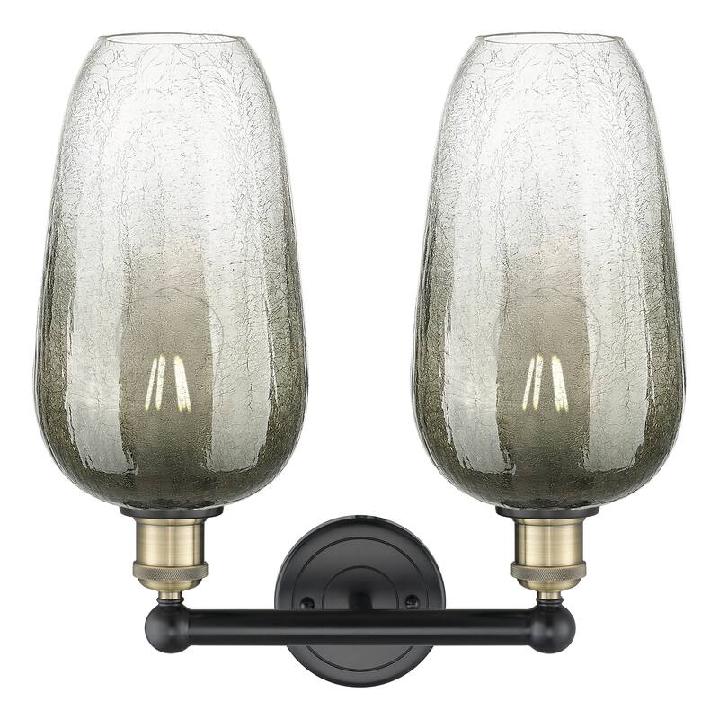 Innovations Lighting Endless Possibilities Edison - Brookhaven Flute - 2 Light 16" Bath Vanity Light