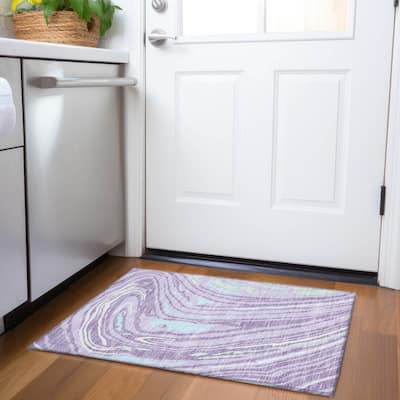 Premium Washable Super Soft Abstract Contemporary Mayfield Rug