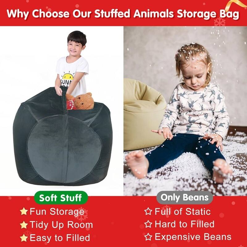 Velvet Bean Bag Chair Cover (No Beans) X-Large