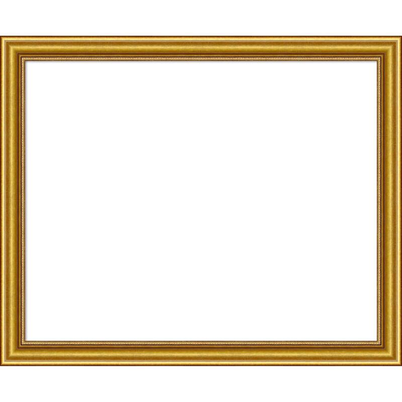 Amanti Art Townhouse Gold Framed Dry Erase Magnetic Board