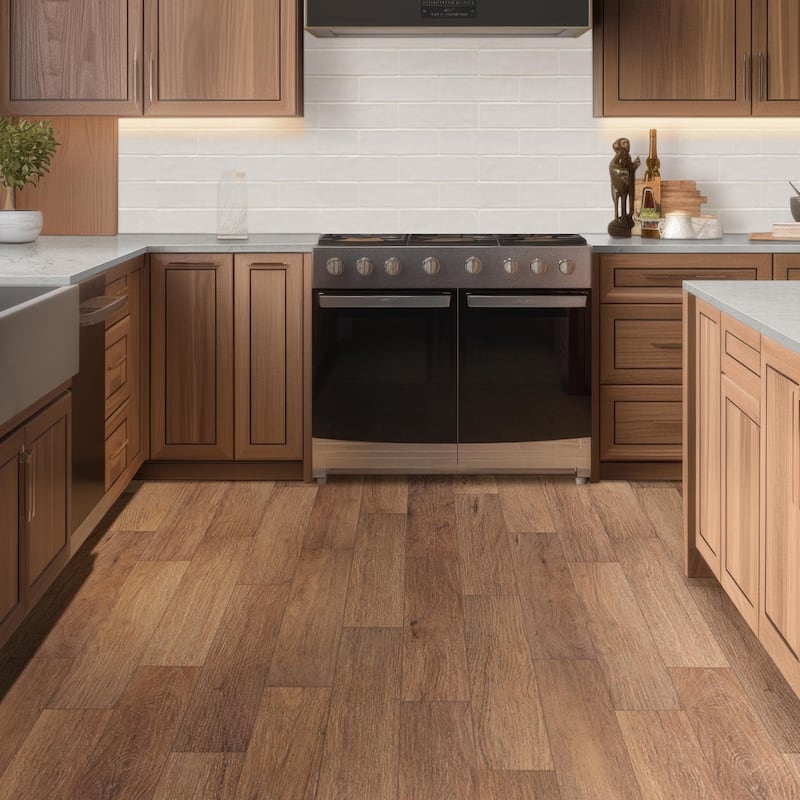 Ackland AKVRC7X48-5020-WDBY-PL Woodbay 7" x 48" Embossed Vinyl