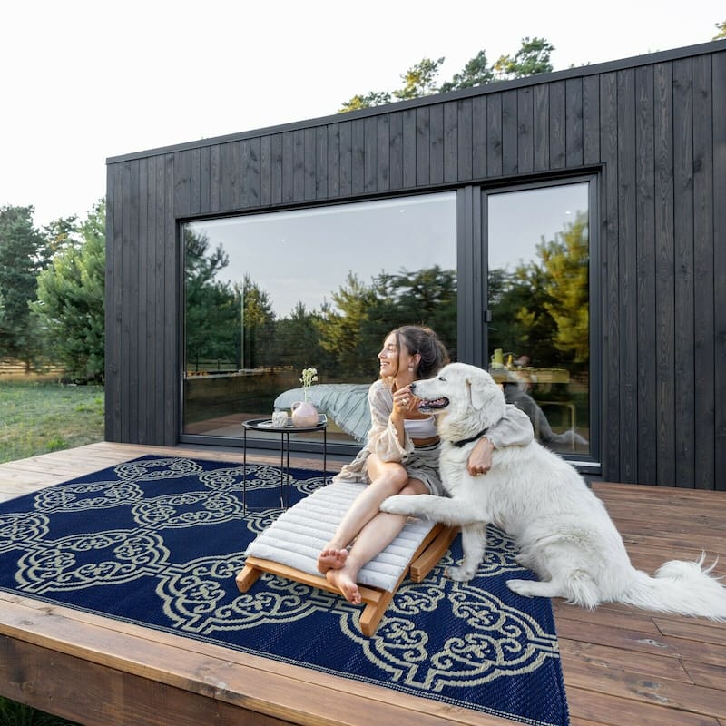 Marrakech Design 100% Eco-friendly Lightweight Plastic Outdoor Mat/Rug