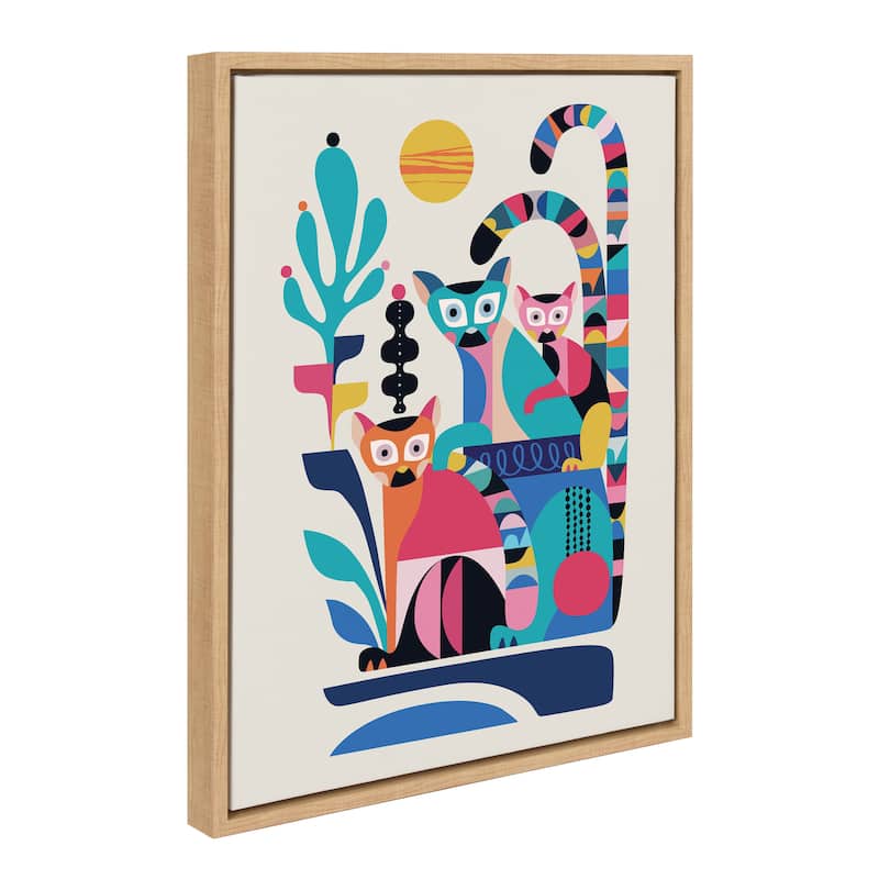 Kate and Laurel Sylvie Lemur Canvas by Rachel Lee of My Dream Wall