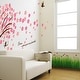 preview thumbnail 2 of 2, Walplus Colorful Grass Pink Cherry Blossom Wall Sticker Nursery Decor
