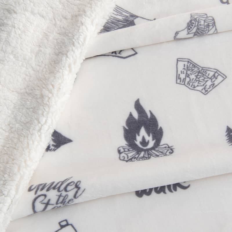 Luxurious Rustic Lodge Velvet Plush Throw