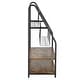 preview thumbnail 15 of 14, VECELO 29.53" H 4-Tier Metal Frame Magazine Rack Open Shelf Bookcase Storage Organizer for Living Room
