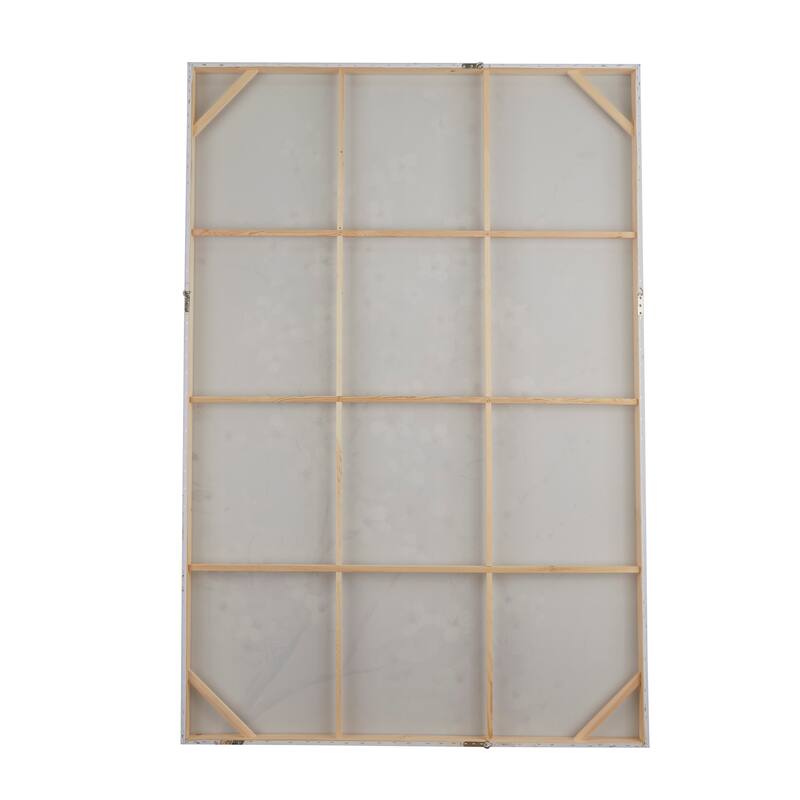 White Canvas Branch Floral Decorative Wall Art