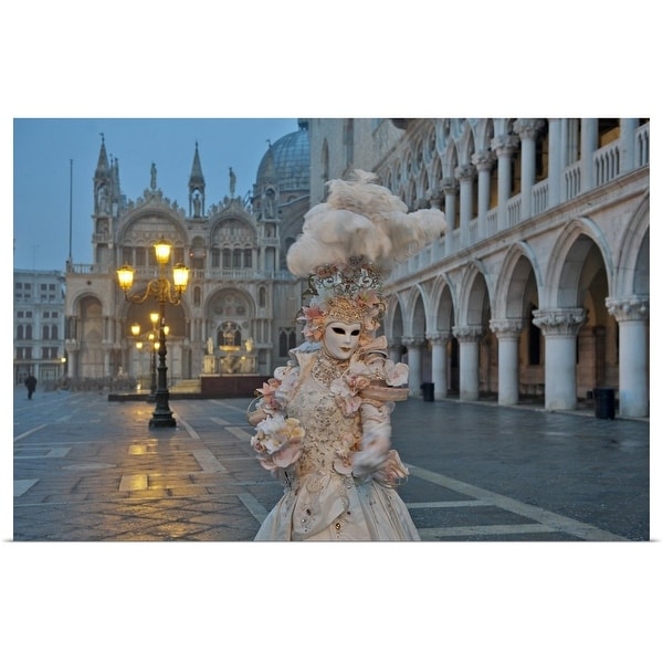 "Venetian Carnival Masks" Poster Print