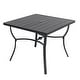 preview thumbnail 18 of 16, Outdoor Patio Aluminum Dining Set with Cushions, Black and Beige