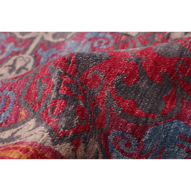 ECARPETGALLERY Hand-knotted Signature Collection Red Wool Rug - 8'0 x 10'4