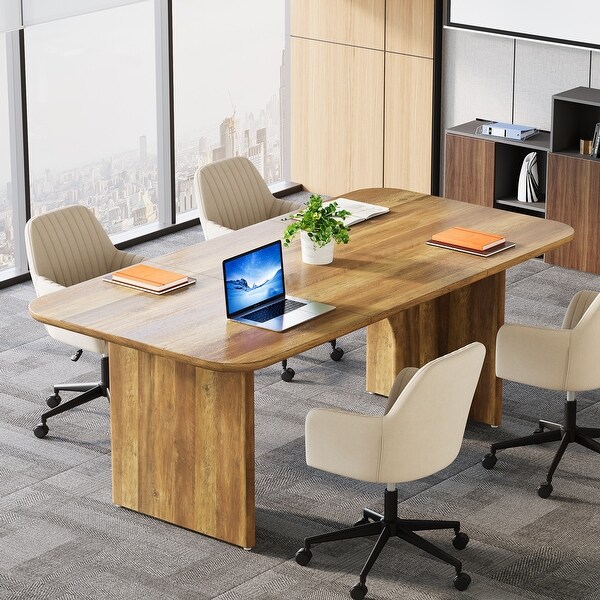 63-Inch Large Desk, Modern Executive Desk Home Office White