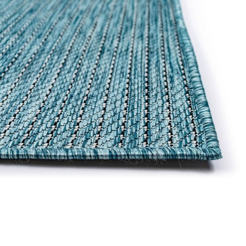 Liora Manne Carmel Textured Striped Indoor/ Outdoor Area Rug