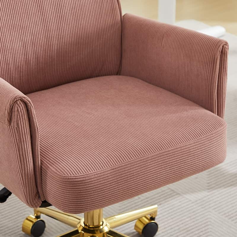 Mid-back liftable Office chair, Striped Fabric, ergonomically designed, The mid-back design provides a better sitting experience