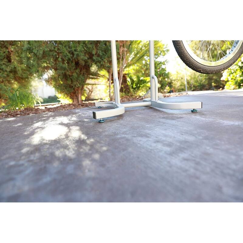Sparehand Freestanding Dual Bike Rack - gray