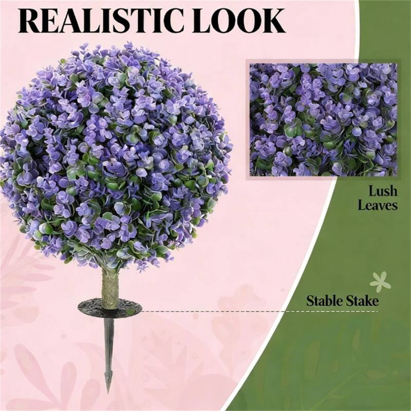 Artificial Ball Eucalyptus Pruning, Artificial Plants, Simulated Plants, Decorative Trees