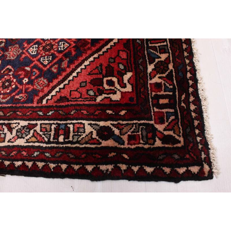 ECARPETGALLERY Hand-knotted Andelz Dark Navy Wool Rug - 3'5 x 10'6