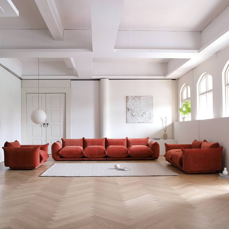 7 Pieces Modular Sectional Sofa Set for Living Room Furniture Sets
