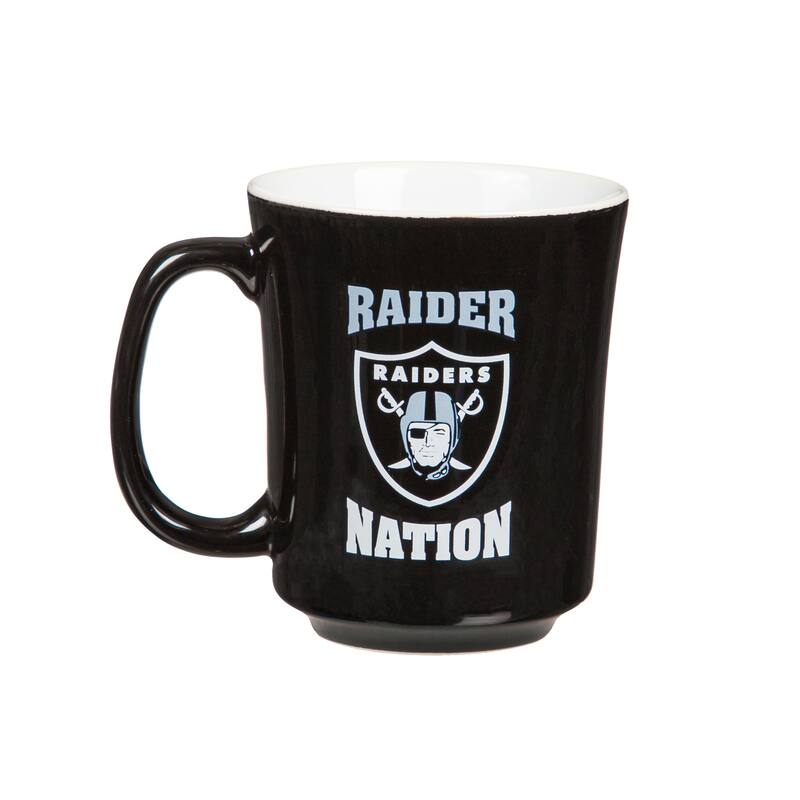 Las Vegas Raiders, 14 oz Ceramic Coffee Mug w/ Gift Box