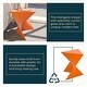 preview thumbnail 89 of 184, Randolph Indoor Side Table - Lightweight Triangular Design Accent End Table for Home Office Living Room and Bedroom, No Assembly