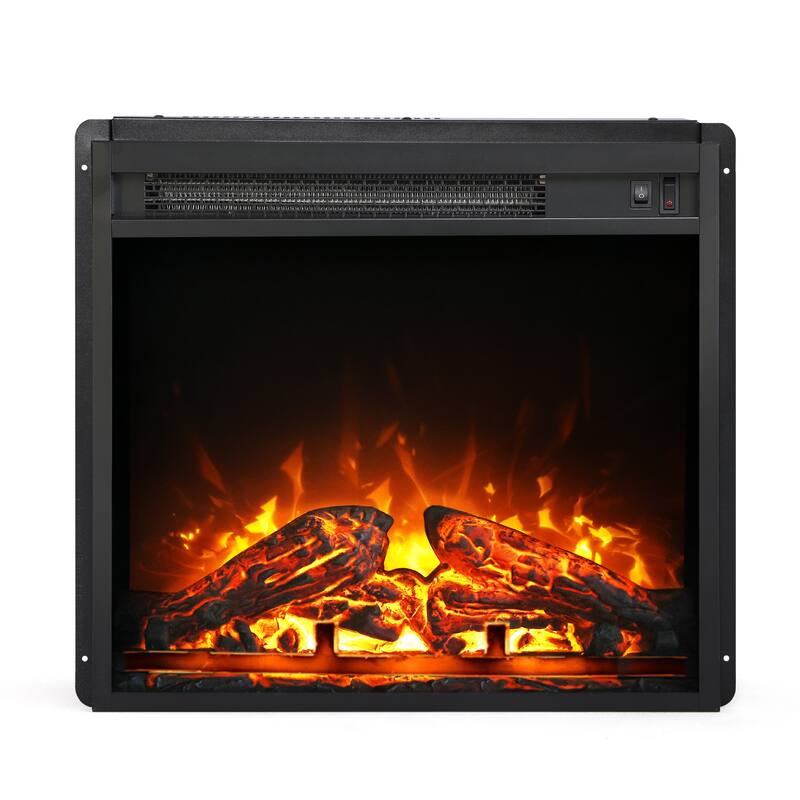 18" Electric Fireplace Insert Freestanding Heater - 18 inch