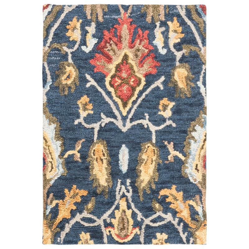 SAFAVIEH Fiorello Handmade Blossom French Country Wool Area Rug
