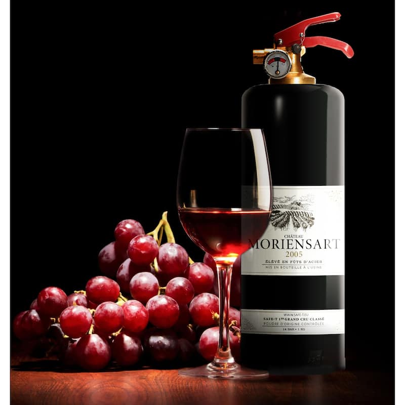 SAFE-T Design Fire Extinguisher - WINE