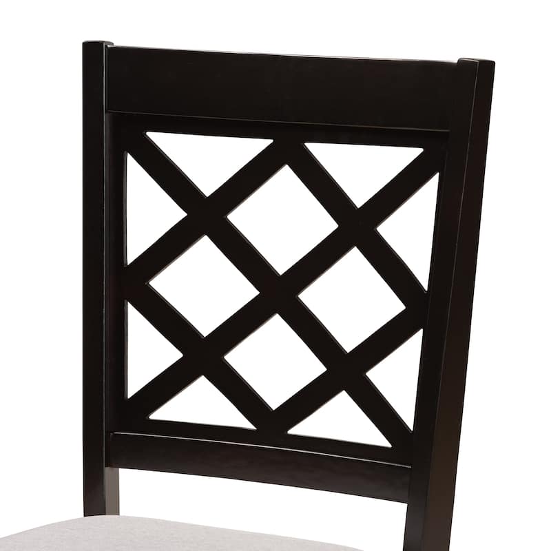Verner Modern and Contemporary 2-Piece Dining Chair Set