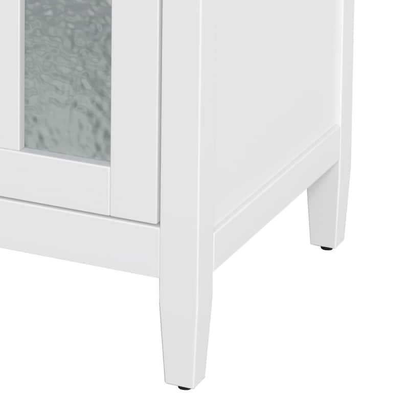 Christopher Knight Home-Josie 30-Inch Bathroom Vanity with Ceramic Sink