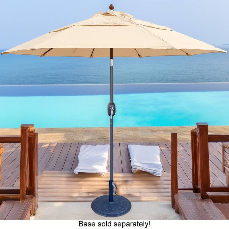 Tropishade 7.5' Market Umbrella with Sunbrella 5498 Vellum