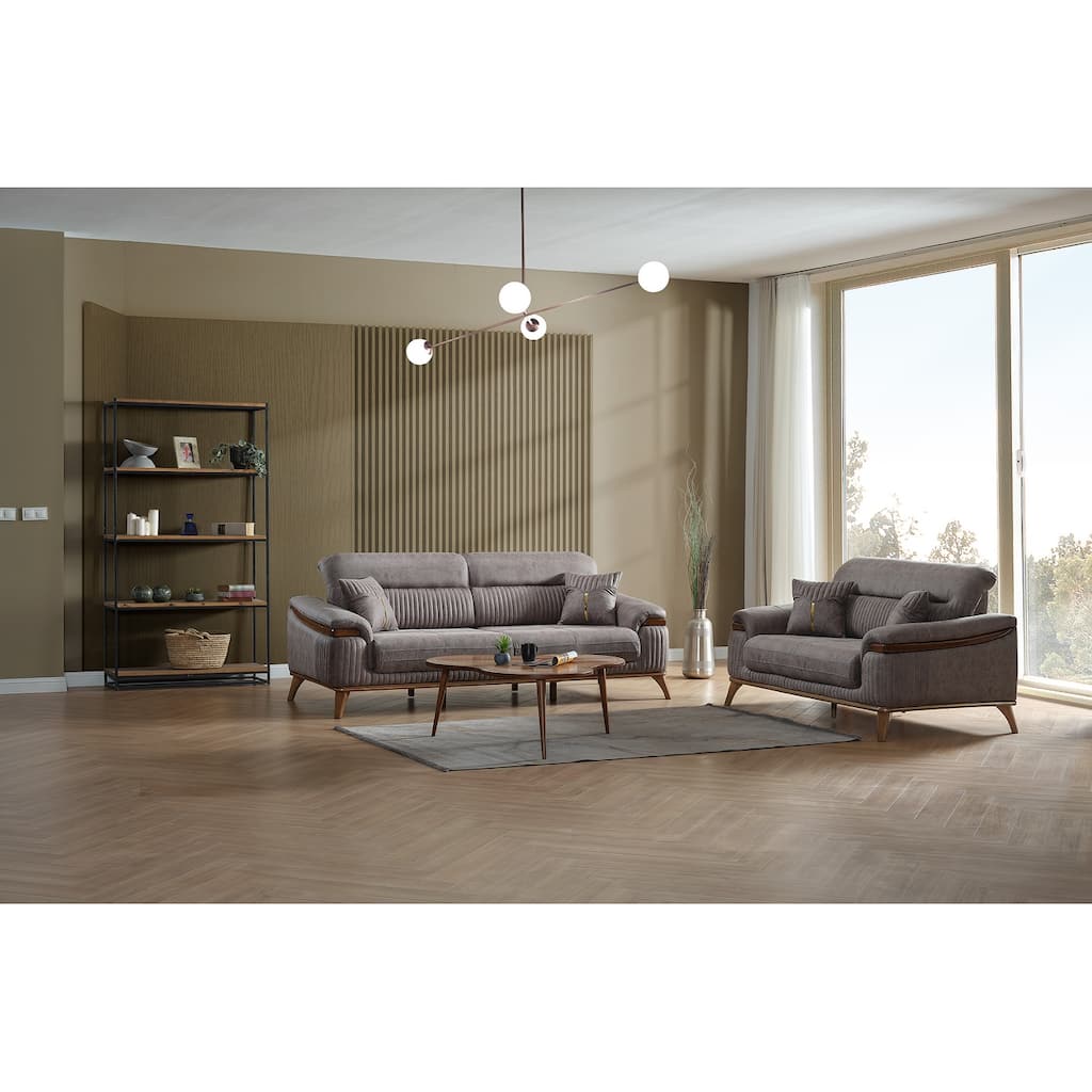 Oaklyn 2 Pieces Living Room Sets 1 Sofa 1 Loveseat